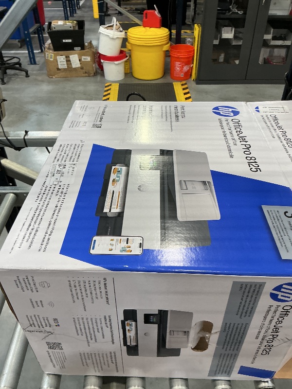 View 4 of HP OfficeJet Pro 8125 Wireless All-in-One Color Inkjet Printer, Print, Scan, Copy, ADF, Duplex Printing Best-for-Home Office, 3 Month Trial of Instant Ink Included, AI-Capable (C2VJ4A)