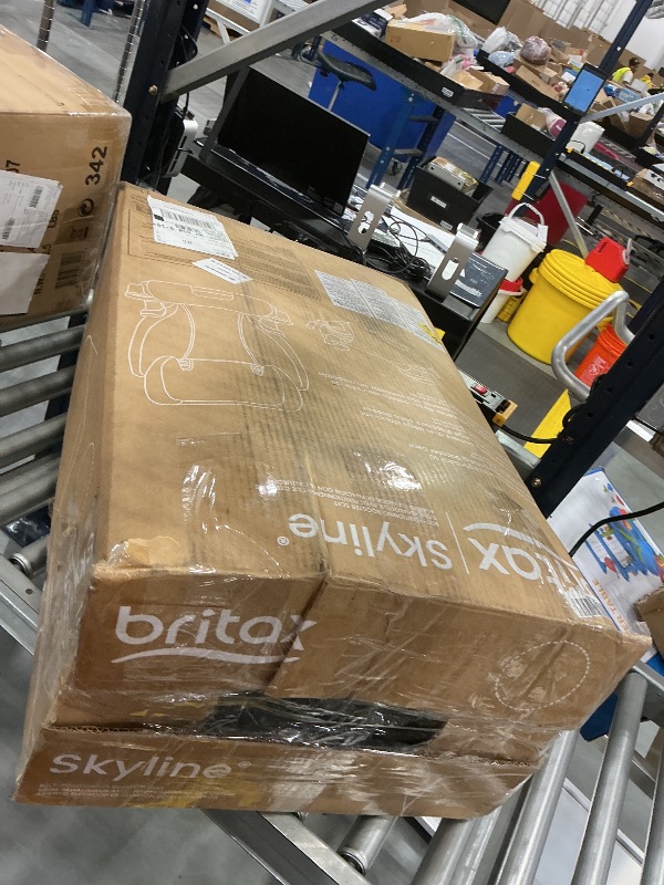 View 3 of Britax Skyline 2-Stage Belt-Positioning Booster Car Seat, Dusk - Highback and Backless Seat