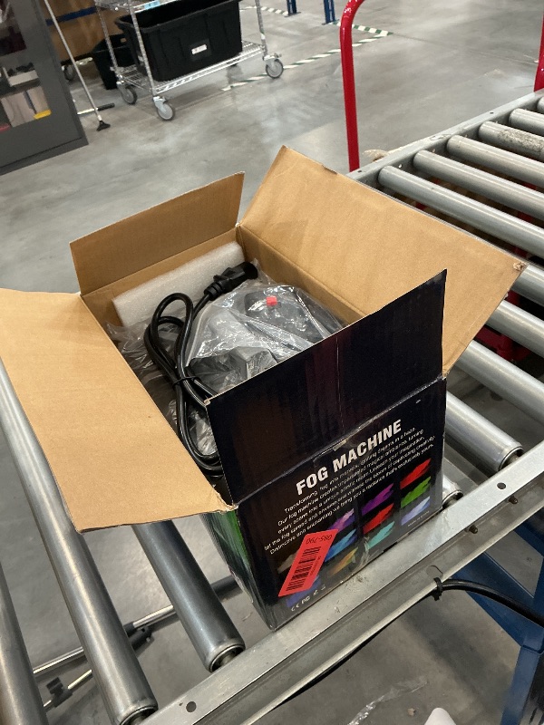 View 2 of Dashsafe 800W Fog Machine with Disco Ball Lights