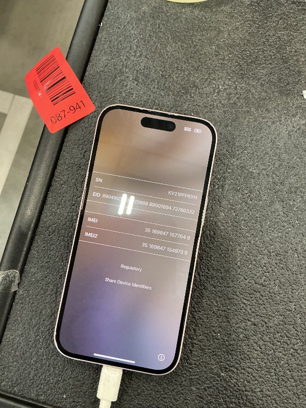 View 2 of Apple iPhone 15, 128GB, Pink - Unlocked (Renewed)