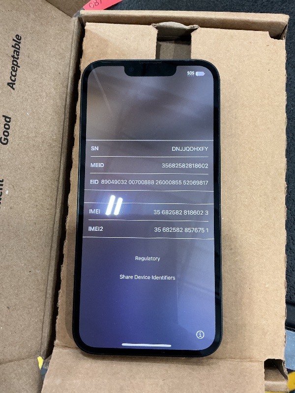 View 2 of Apple iPhone 13, 128GB, Midnight - Unlocked