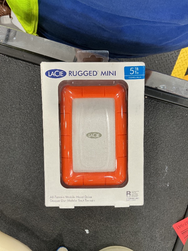 View 2 of LaCie Rugged 5TB Portable External Hard Drive