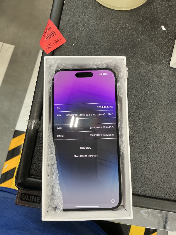 View 4 of Apple iPhone 14 Pro Max 128GB Deep Purple