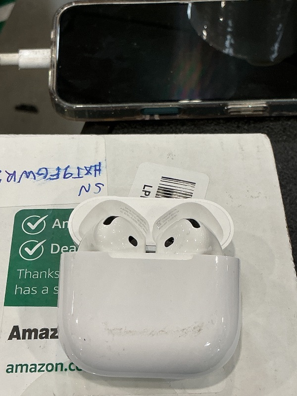 View 2 of Apple AirPods 4 Wireless Earbuds with Active Noise Cancellation