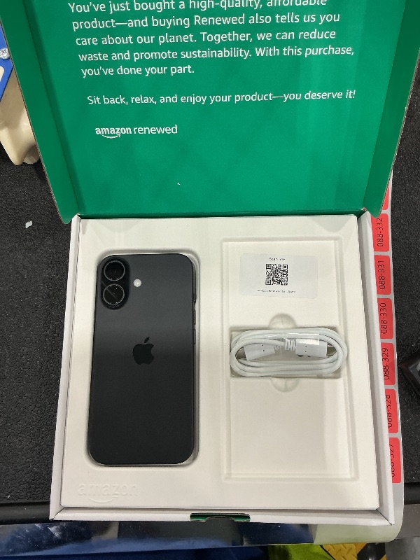 View 3 of Apple iPhone 16 256GB Unlocked - Black