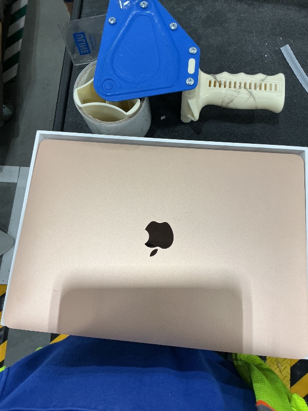 View 3 of Apple MacBook Air M1 Chip 13" Retina Laptop, 8GB RAM, 256GB SSD, Gold