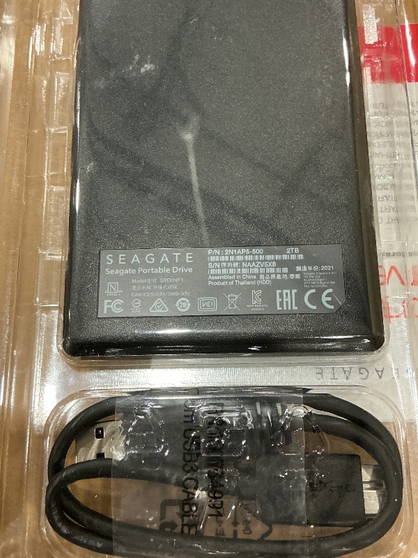 View 3 of Seagate 2TB Portable External Hard Drive