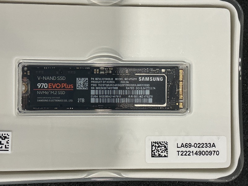 View 2 of Samsung 970 EVO Plus 2TB NVMe M.2 Internal SSD
