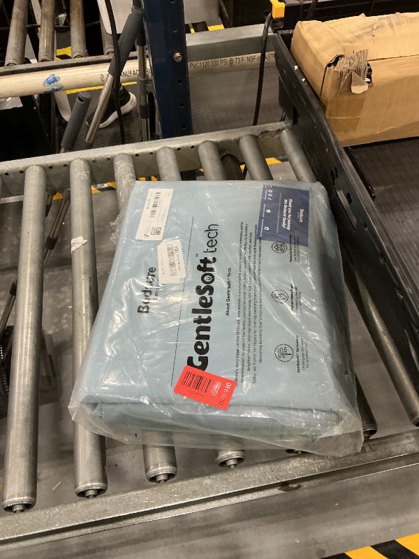 View 2 of Bedsure Bamboo Rayon King Sheet Set - Dusty Blue