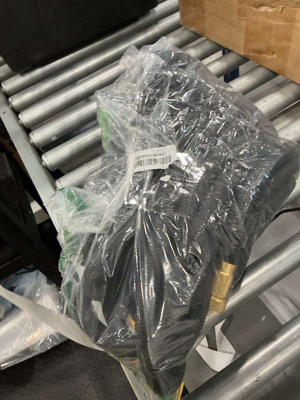 View 2 of Flexi Hose with 8 Function Nozzle, 100FT - Lightweight Expandable Garden Hose, No-Kink Flexibility, 3/4 Inch Solid Brass Fittings and Double Latex Core
