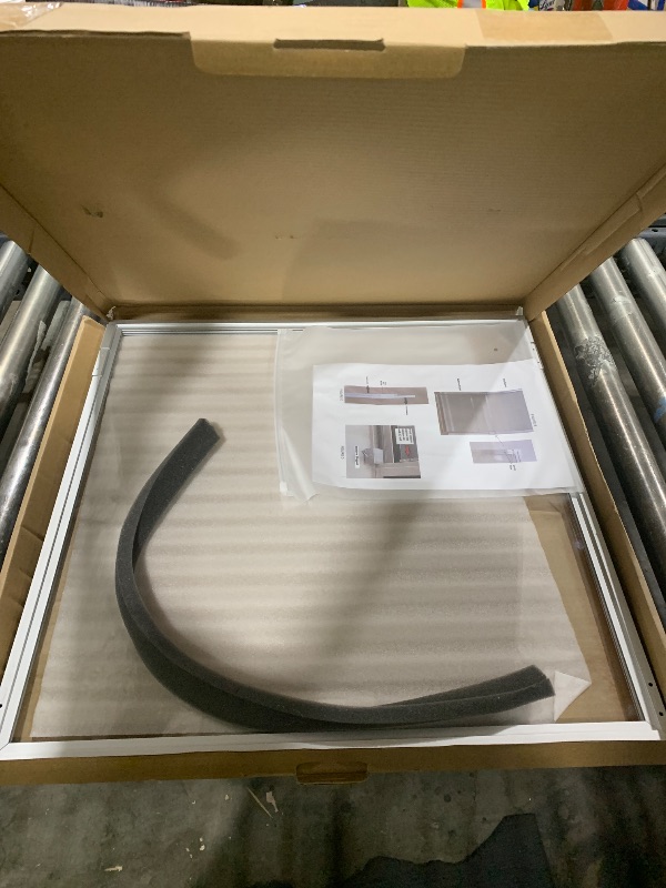 View 2 of Vortxx Aluminum Sliding Window Kit for Horizontal Sliding Windows