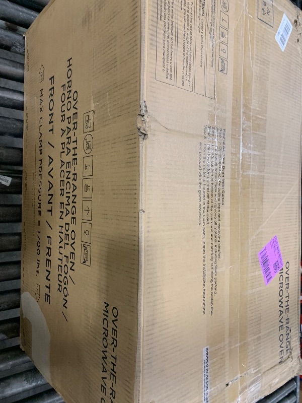 Photo 1 of GE 30" Over-the-Range Microwave 1.6 Cu. Ft., 1000W