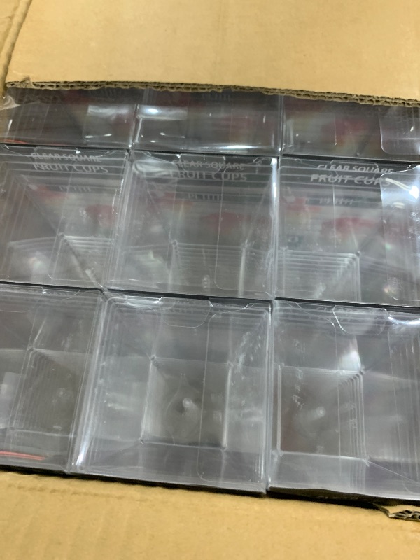 View 2 of Miniware Clear Dessert Cups 8 oz 240 Count (24 Packs of 10) Disposable Drinkware