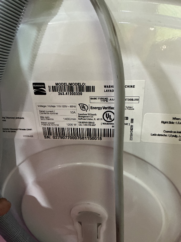 Photo 1 of Kenmore 2.2 cu. ft. Front Load Washer