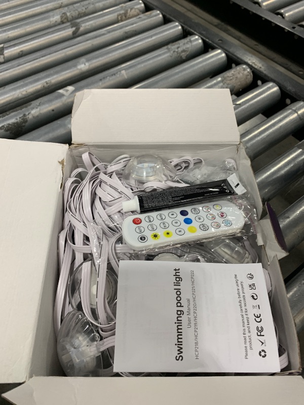View 3 of AHAWILL 150ft RGB Pool String Lights, IP68 Waterproof, App Control