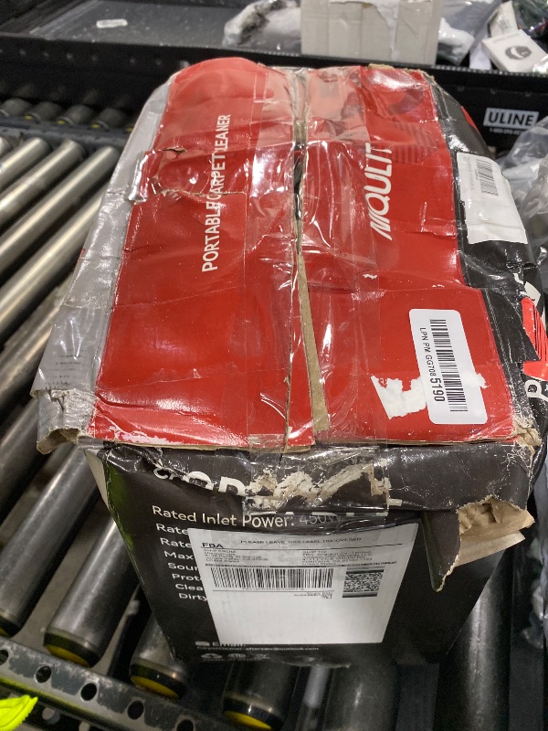 Photo 1 of Morrrer Portable Carpet Cleaner Red 15Kpa
