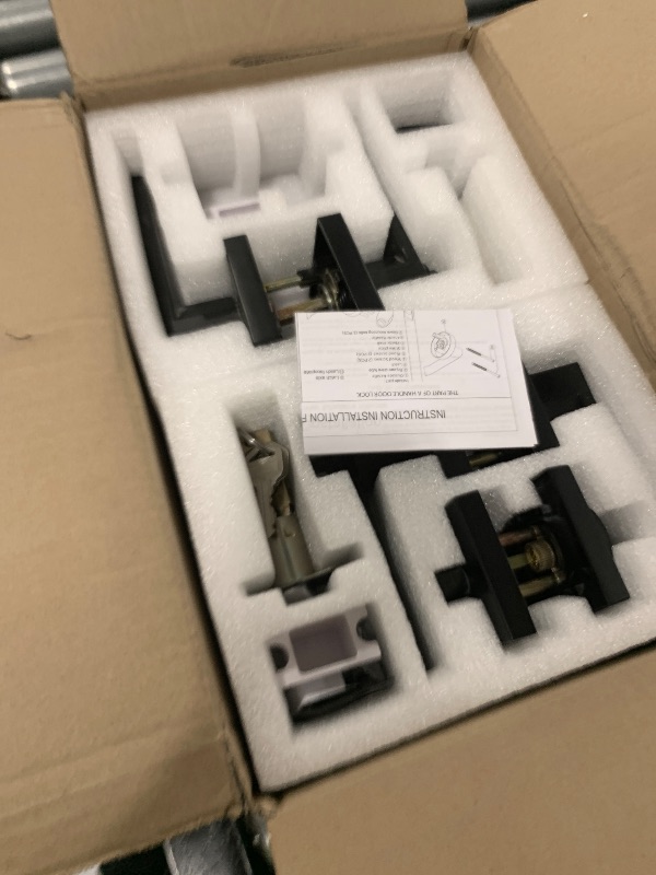 Photo 1 of Camtek Entry Handleset with Deadbolts - Matte Black