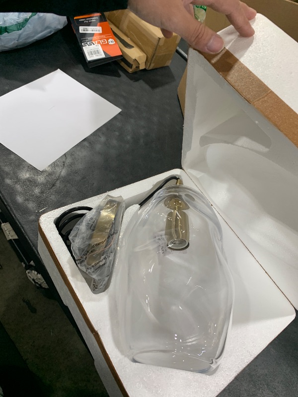 Photo 1 of CASAMOTION Modern Pendant Light, 12" Art Glass