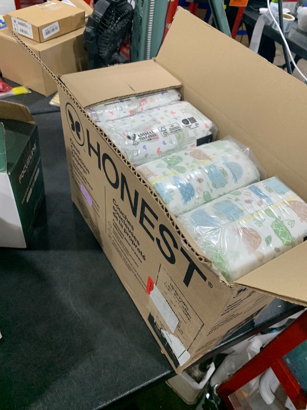Photo 1 of The Honest Company Daytime Daytime Diapers, All the Alpacas, Size 1, 136 Ct
