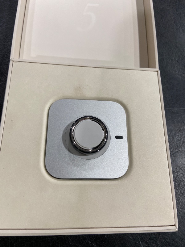 Photo 1 of RING IS BLACK NOT SILVER ***OURA Ring 5 Smart Ring - Black - Size 9 - Fitness & Sleep Tracker