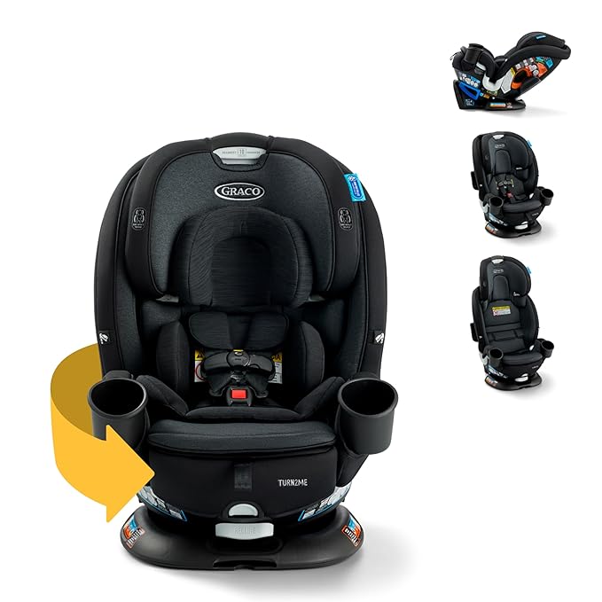 Photo 1 of Graco Turn2Me 3-in-1 Rotating Convertible Car Seat, Cambridge
180° Rotation in Rear-Facing Mode; 3 Modes of Use: Rear & Forward-Facing and Highback Booster; Easy SnugLock Installation