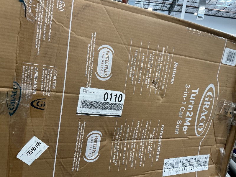 Photo 1 of Graco Turn2Me 3-in-1 Rotating Convertible Car Seat, Cambridge
180° Rotation in Rear-Facing Mode; 3 Modes of Use: Rear & Forward-Facing and Highback Booster; Easy SnugLock Installation