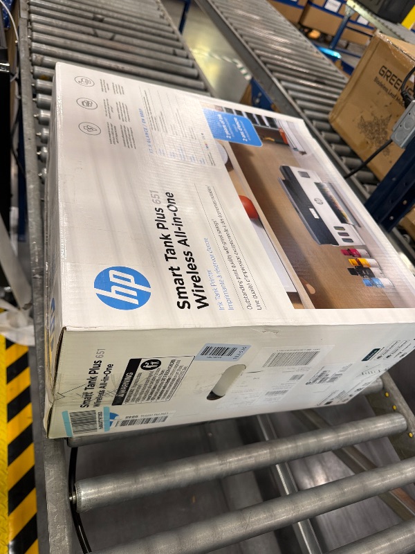 Photo 1 of HP Smart Tank Plus 651 Wireless All-in-One Printer, Ink Tank Printer-for-Home Use, 2 Years of Ink Included Auto Document Feeder, Mobile Print, Scan, Copy, Fax. (7XV38A)