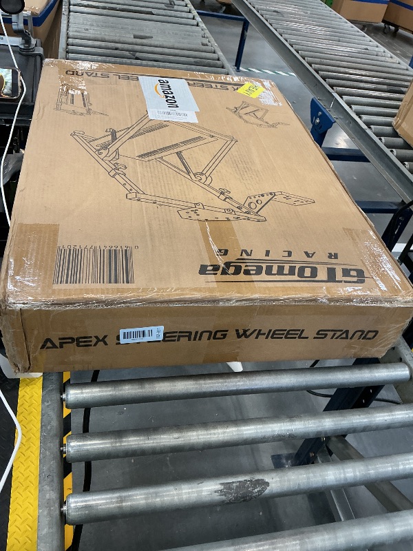 Photo 1 of GT OMEGA Apex Racing Wheel Stand - Compatible with Logitech G29 and G920, Fanatec ClubSport, and Thrustmaster TX, T500, & T300, Foldable, Tilt-Adjustable for Racing Control