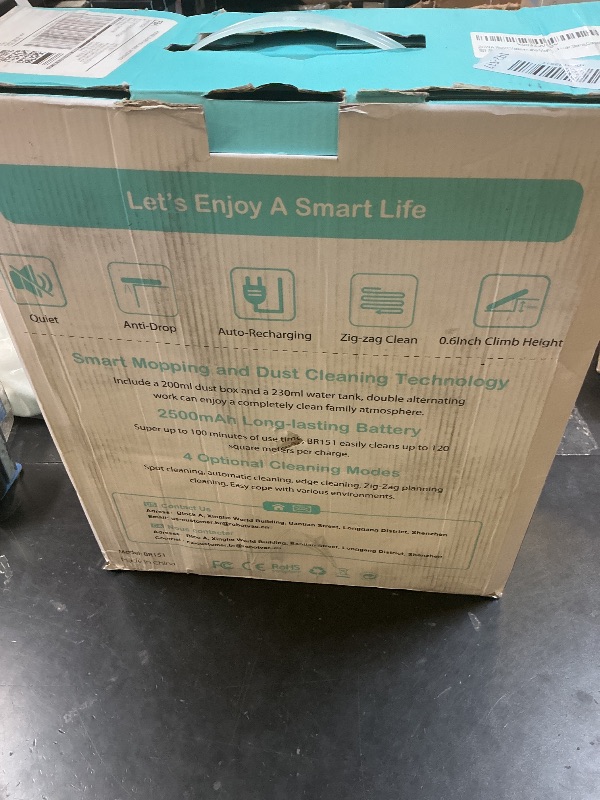 Photo 1 of WSUANE Vacuum and mop Robot self Cleaning 44Z