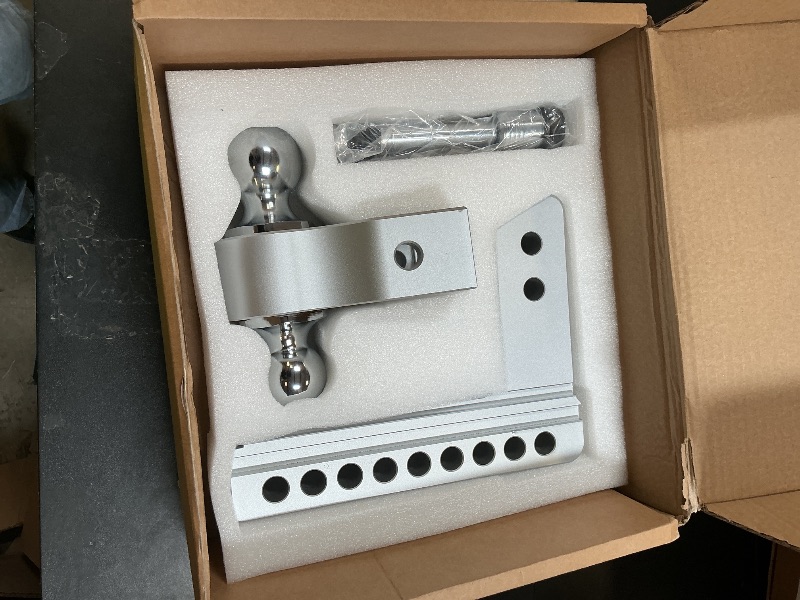 Photo 1 of Drop Hitch for 2.5 Inch Receiver, Vullteeon 8 Inch Adjustable Trailer Hitch Ball Mount, 18,500 LBS GTW, (2" & 2-5/16") Chrome Plated Steels Balls, Aluminum Tow Hitches with Two Anti-Theft Pins Locks