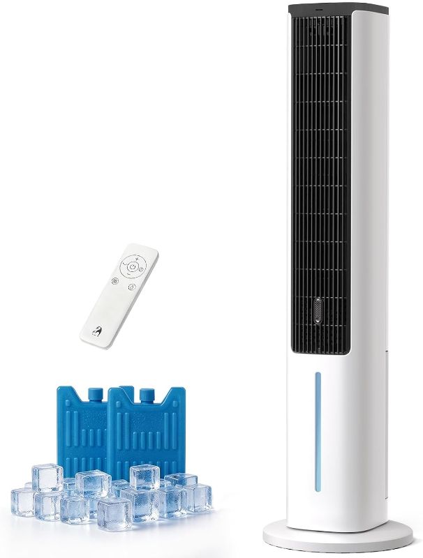 Photo 1 of Antarctic Star Windowless Evaporative Air Cooler, Portable Air Conditioner
15H Timer, 80° Oscillation, Fast Cooling, 4 Speeds & 3 Modes, Ice Packs and Aromatherapy Pad for Bedroom/Office