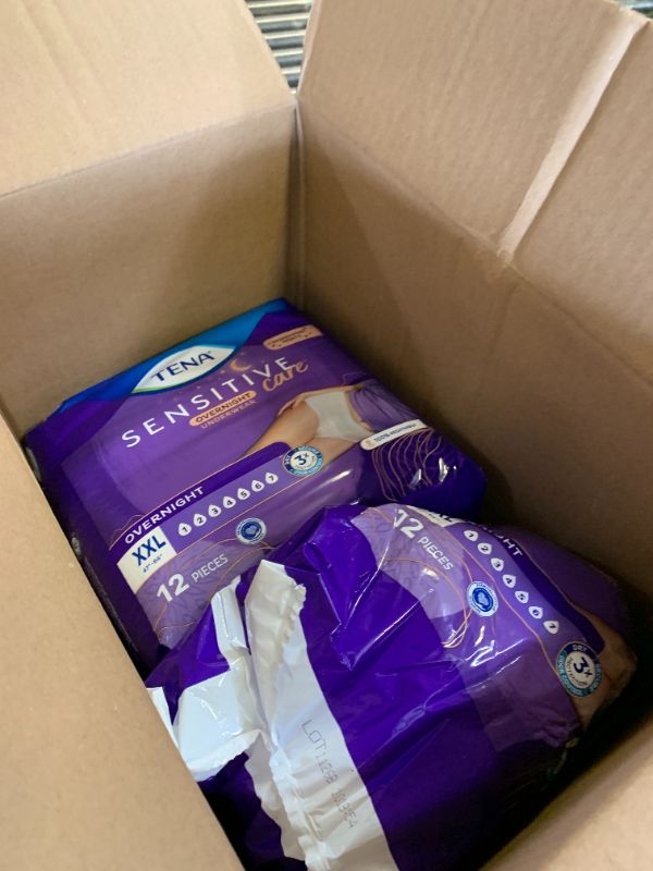 Photo 1 of TENA Sensitive Overnight Incontinence Underwear XXL