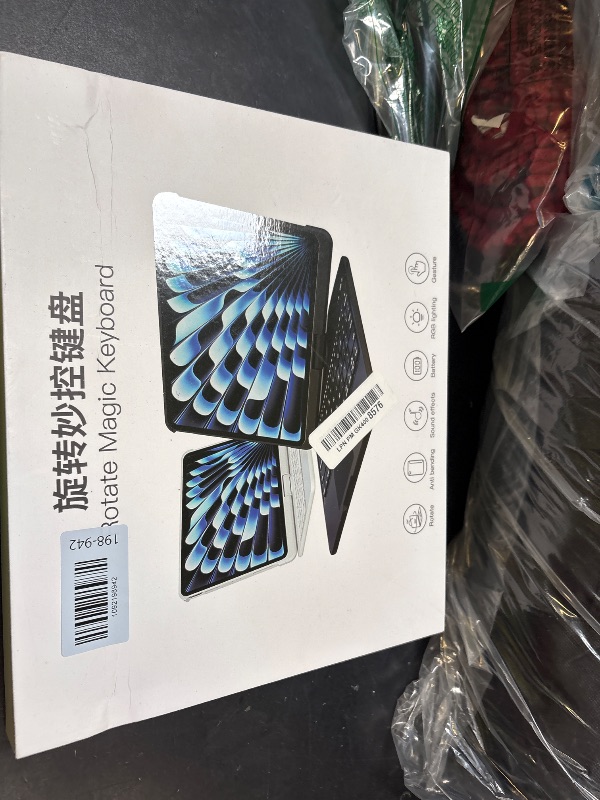 Photo 1 of KARTICE Transparent Case with Wireless Keyboard for iPad Pro 12.9" / Air 13"