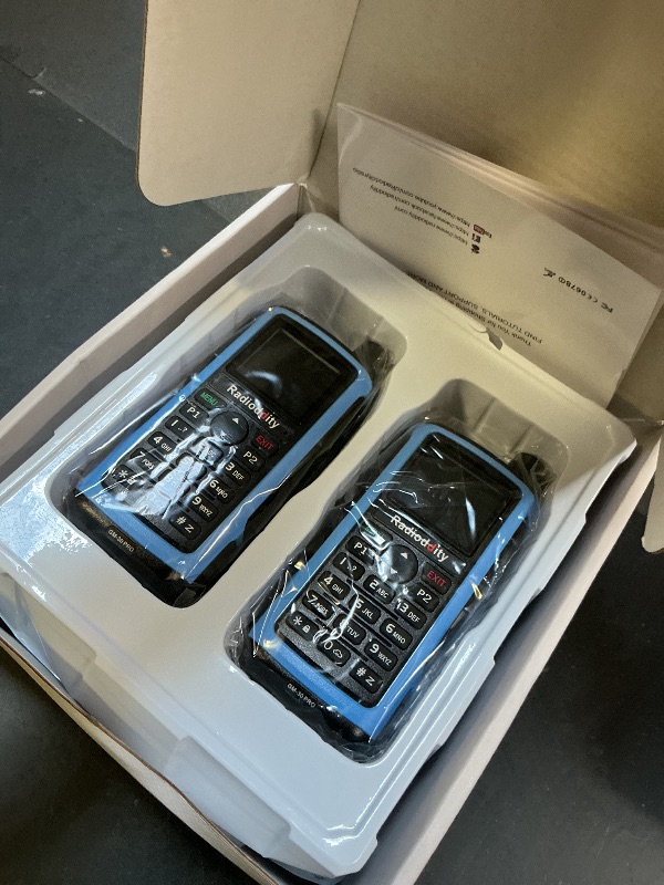 Photo 1 of Radioddity GM-30 Pro GMRS Handheld Radio (2-Pack, Blue)