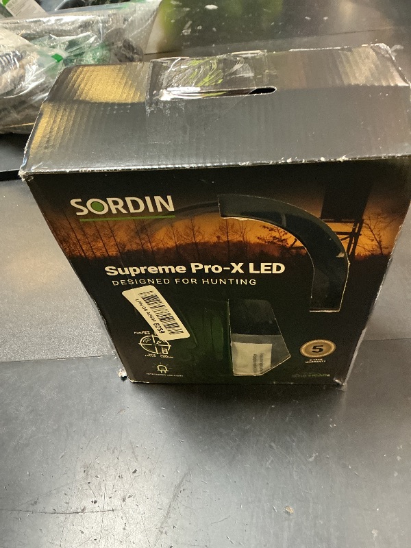 Photo 1 of Sordin Pro-X LED Ear Muffs - Black