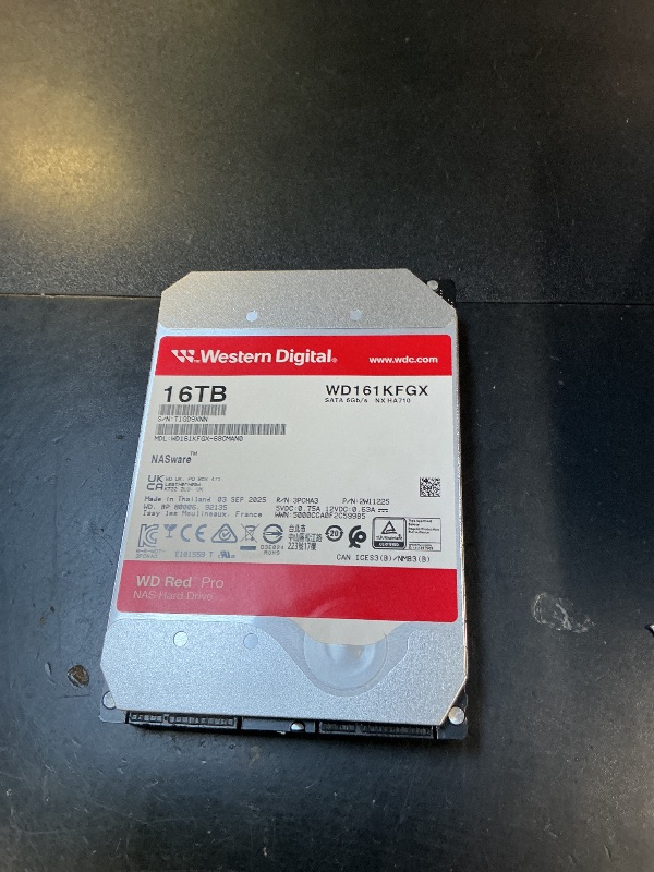Photo 1 of Western Digital 16TB WD Red Pro NAS Internal Hard Drive