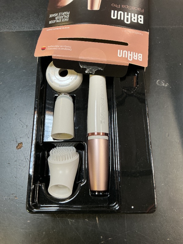Photo 1 of Braun FaceSpa Pro 911 Epilator, Cleansing Brush & Toning Device