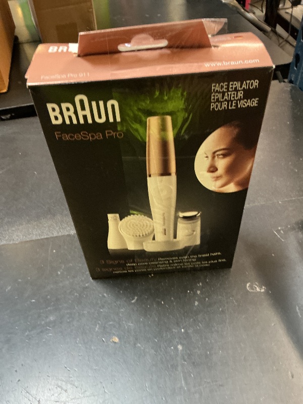 Photo 1 of Braun FaceSpa Pro 911 Epilator, Cleansing Brush & Toning Device