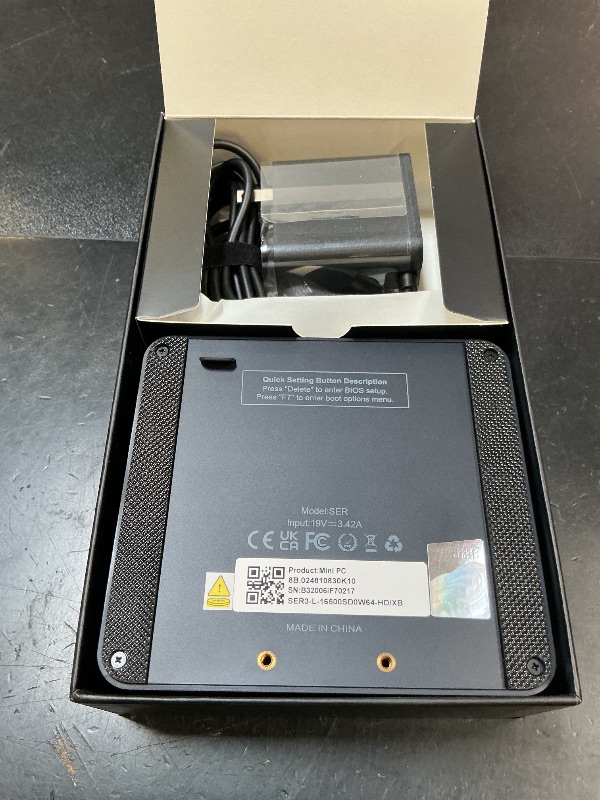 Photo 1 of Beelink SER3 Mini PC, Ryzen 3 3200U, 16GB RAM, 500GB SSD