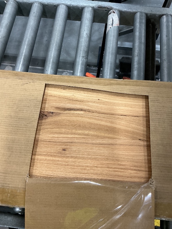 View 3 of Fun Memories Live-Edge Elm Wood Floating Shelves, 36" x 9.3", Set of 2