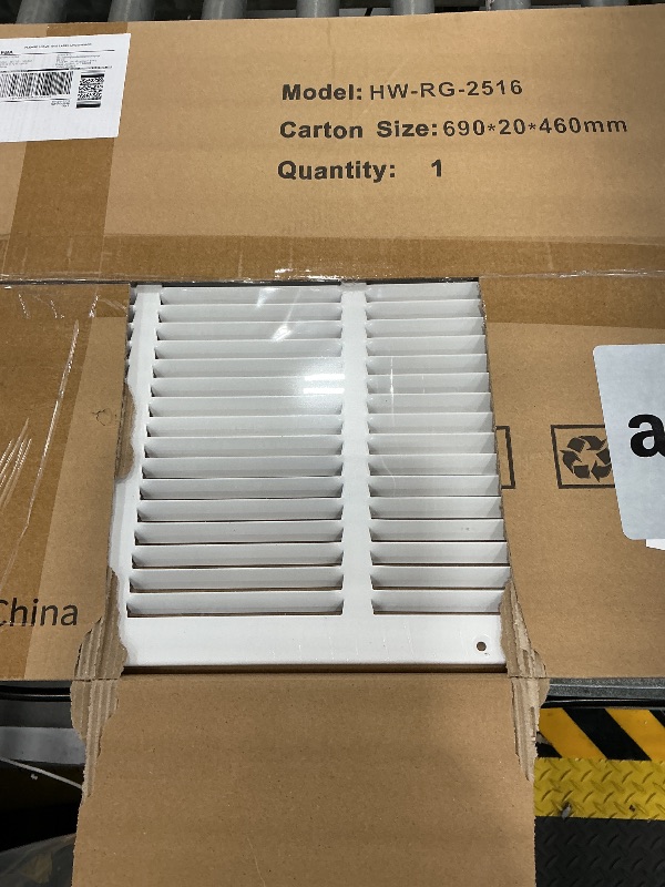 View 3 of Howeall Steel Return Air Grille 25"W x 16"H
