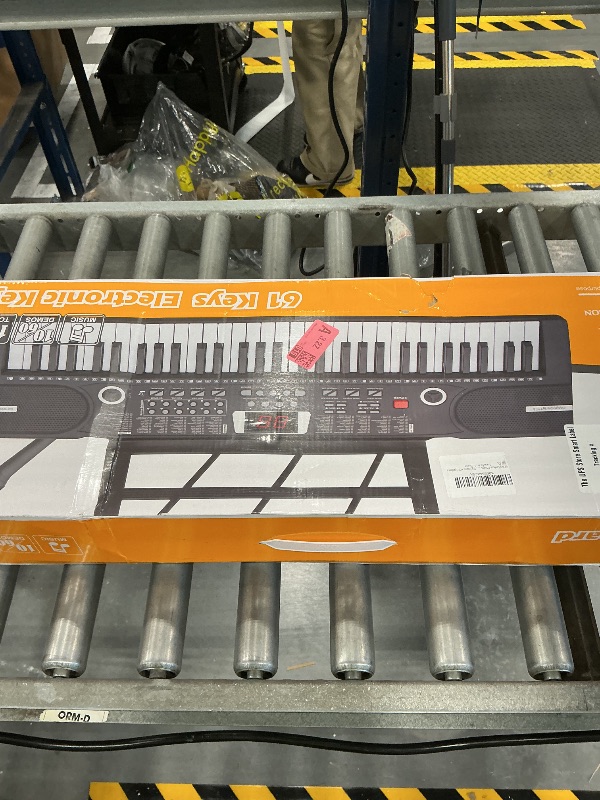 View 2 of HERTMUN 61-Key Portable Electronic Keyboard Piano