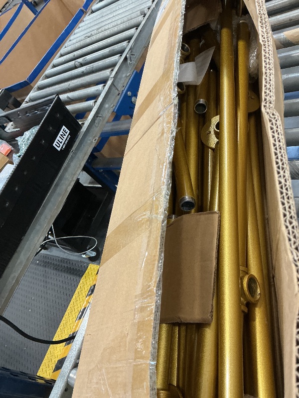 Photo 1 of EDCB Industrial Pipe Clothing Rack, Wall Mounted Garment Bar, Heavy Duty Storage