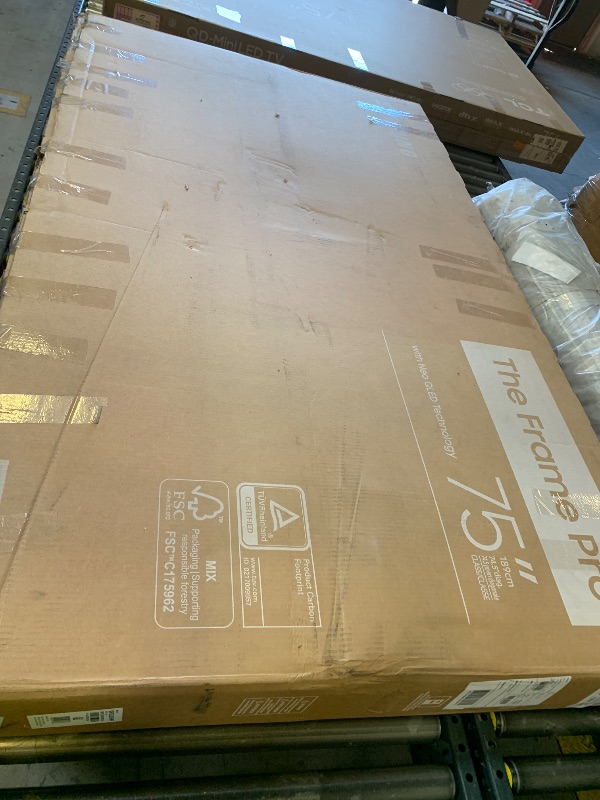 Photo 1 of Samsung 75-Inch Class The Frame Pro LS03HW Series Samsung Vision AI Smart TV (2026 Model, 75LS03HW) Glare Free with Neo QLED, Wireless One Connect, Slim Fit Wall Mount Included, Alexa Built-in
