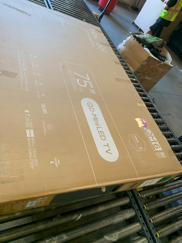 Photo 1 of TCL 75" QM6K Mini LED QLED 4K Smart Google TV