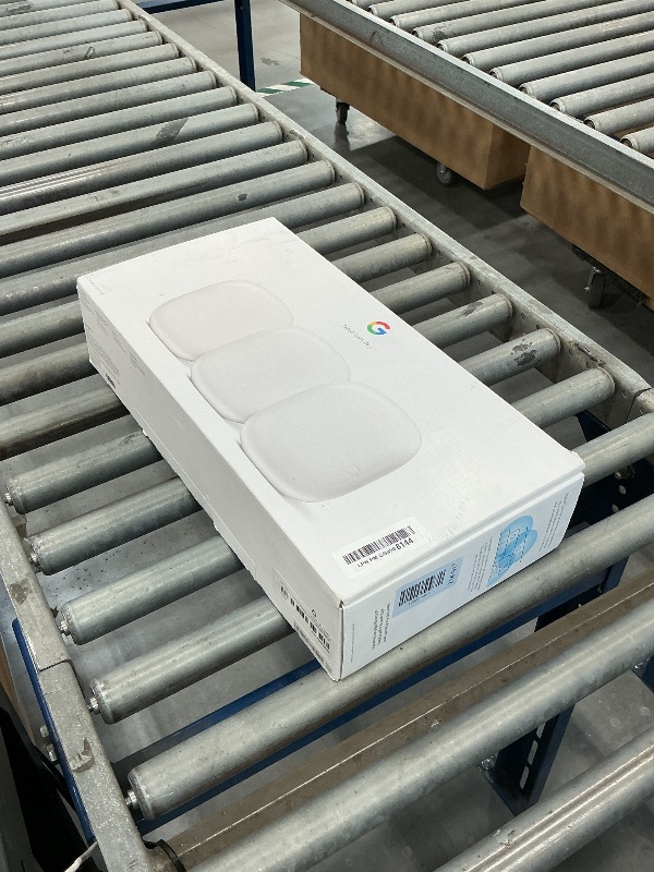Photo 1 of Google Nest Wifi Pro 6E Mesh Wi-Fi System - 3 Pack - Snow