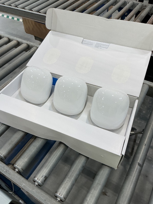 View 2 of Google Nest WiFi Pro 6E Mesh System - 3 Pack - Snow