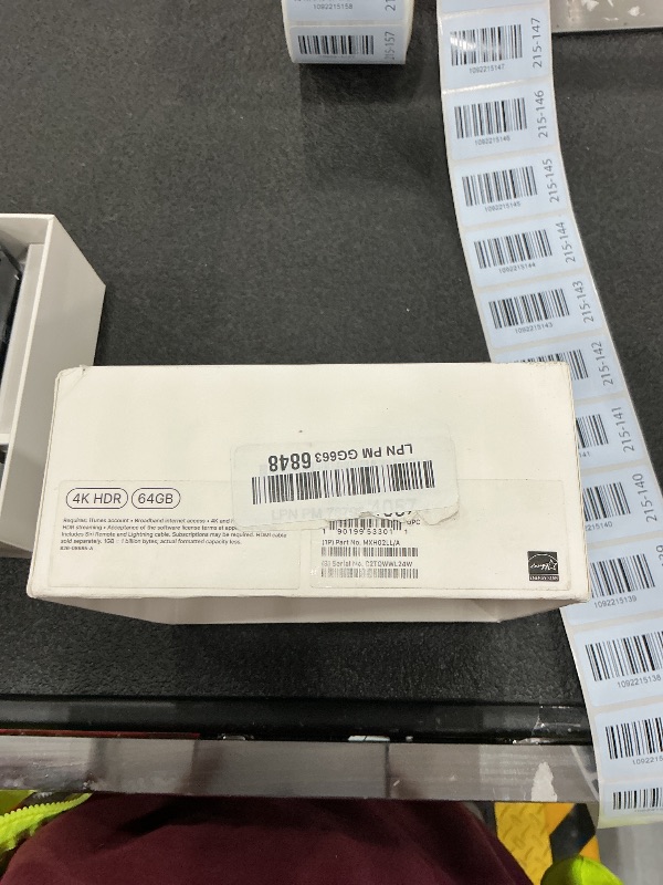 Photo 1 of Apple TV 4K (2nd Gen) 64GB Black