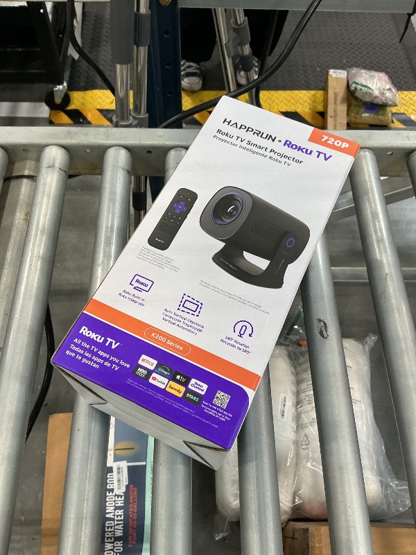 Photo 1 of HAPPRUN Roku TV Smart Mini Projector