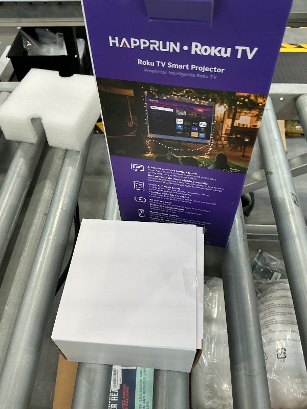 Photo 1 of HAPPRUN Roku TV Smart Mini Projector